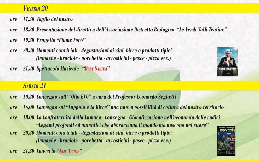 Convegno Luppolo e Birra alla 47° Fiera dell’Agricoltura e dell’Artigianato di Vacri
